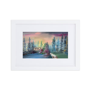 Matte Paper Framed Poster With Mat