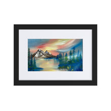 Load image into Gallery viewer, Mountain Matte Paper Framed Poster With Mat