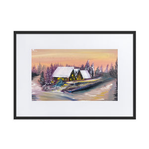 Matte Paper Framed Poster With Mat