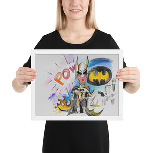 Framed BatMan Print