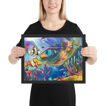 Load image into Gallery viewer, Framed Print-Underwater