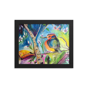 Framed Birds in Heaven Print