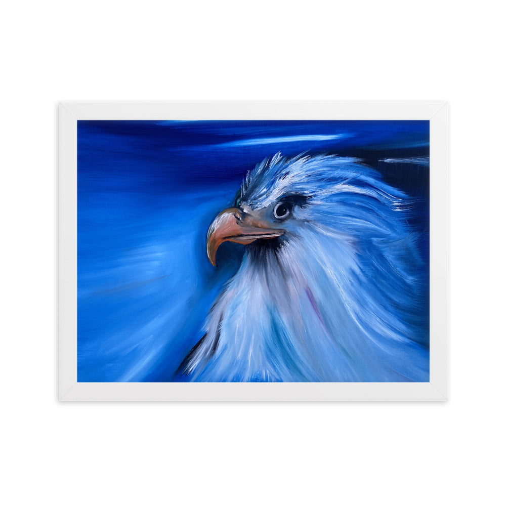 Eagle Framed matte paper poster