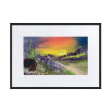 Load image into Gallery viewer, Brown Cabin Matte Paper Framed Poster With Mat
