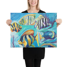 Load image into Gallery viewer, Canvas Fishes