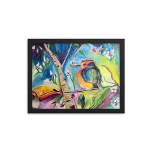 Framed Birds in Heaven Print