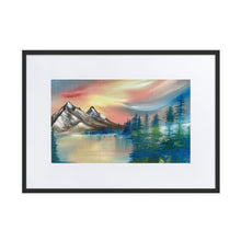 Load image into Gallery viewer, Mountain Matte Paper Framed Poster With Mat