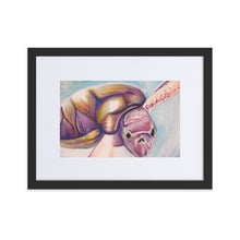 Load image into Gallery viewer, Matte Paper Framed Print Turtle
