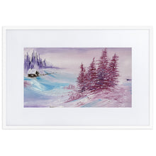 Load image into Gallery viewer, White Wonderland Matte Paper Framed Poster With Mat