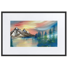 Load image into Gallery viewer, Mountain Matte Paper Framed Poster With Mat