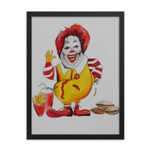 Load image into Gallery viewer, Framed Print-Fat Ronald