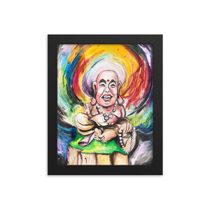 Framed Budda Print