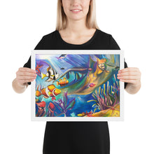 Load image into Gallery viewer, Framed Print-Underwater
