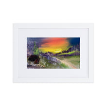 Load image into Gallery viewer, Brown Cabin Matte Paper Framed Poster With Mat