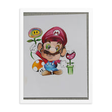 Load image into Gallery viewer, Framed Mario Print