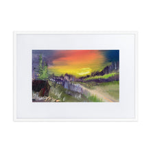 Load image into Gallery viewer, Brown Cabin Matte Paper Framed Poster With Mat
