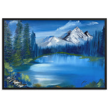 Load image into Gallery viewer, Blue Lake Framed matte paper poster