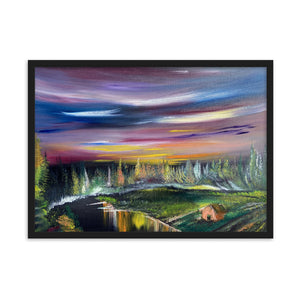 Country Side Framed Print