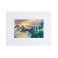 Load image into Gallery viewer, Mountain Matte Paper Framed Poster With Mat