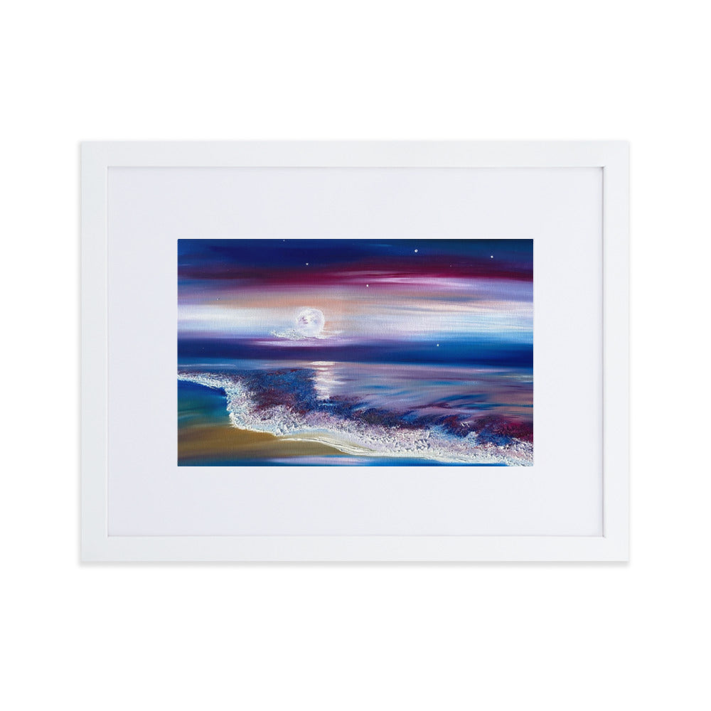 Matte Paper Framed Poster With Mat