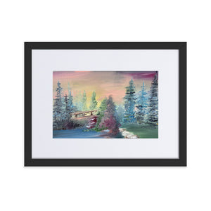 Matte Paper Framed Poster With Mat