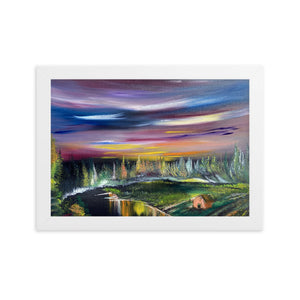 Country Side Framed Print