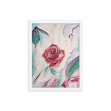 Load image into Gallery viewer, Framed Rose Print