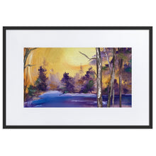 Load image into Gallery viewer, Purple Lake Framed