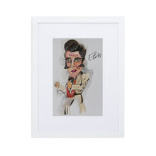 Load image into Gallery viewer, Framed Elvis-Matte Paper Framed Poster With Mat