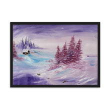 Load image into Gallery viewer, Snow Place Framed Print